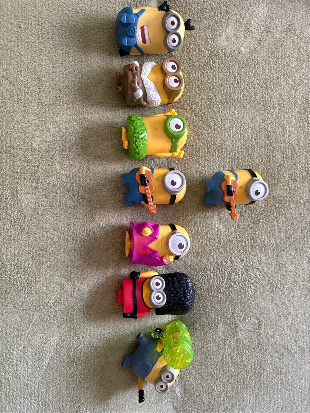 Minions Collectible Figure Lot - Bright Yellow Characters